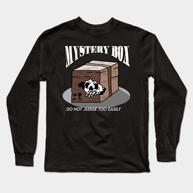 MYSTERY BOX Long Sleeve T-Shirt by Ancient Design